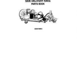 Massey Ferguson 650978M93 Parts Book - 36 Rake (side delivery)