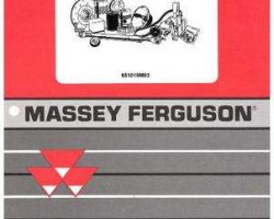 Massey Ferguson 651019M93 Parts Book - 210 Backhoe Attachment