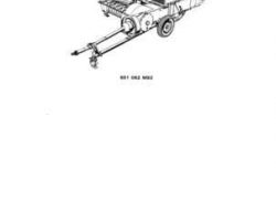 Massey Ferguson 651062M93 Parts Book - 10 Baler