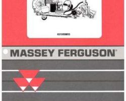 Massey Ferguson 651088M93 Parts Book - 204 Forklift