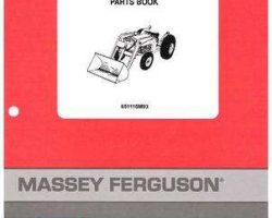 Massey Ferguson 651115M93 Parts Book - 99 Industrial Loader (MF)
