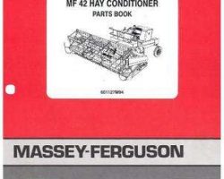 Massey Ferguson 651127M94 Parts Book - 44 Windrower