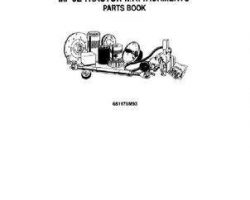 Massey Ferguson 651176M93 Parts Book - 8E Lawn Tractor (executive)