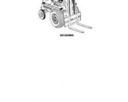 Massey Ferguson 651225M95 Parts Book - 2500 Forklift (Continental / Perkins Gas & Diesel)