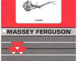 Massey Ferguson 651240M94 Parts Book - 42 Mower