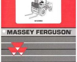 Massey Ferguson 651253M92 Parts Book - 2200 Forklift (gas and diesel)