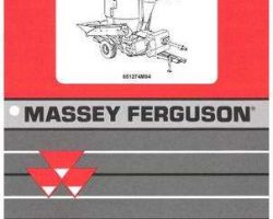 Massey Ferguson 651274M94 Parts Book - 15 Grinder Mixer