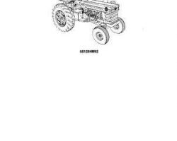 Massey Ferguson 651284M92 Parts Book - 1150 Tractor