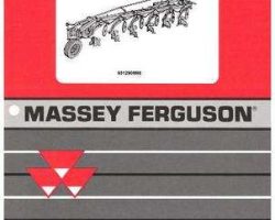 Massey Ferguson 651290M95 Parts Book - 880 Moldboard Plow (semi-mounted)