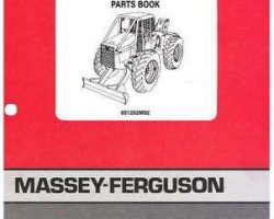 Massey Ferguson 651292M92 Parts Book - 220 Skidder
