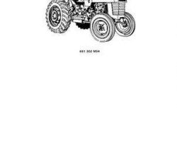 Massey Ferguson 651302M94 Parts Book - 31 Utility Tractor