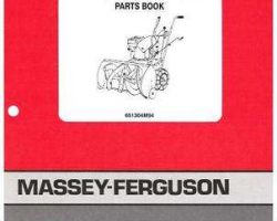 Massey Ferguson 651304M94 Parts Book - 227 / 228 Snow Blower (walk behind)