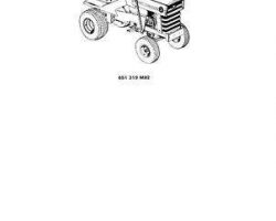 Massey Ferguson 651319M92 Parts Book - 8 Standard / Hydra-Speed Lawn Tractor