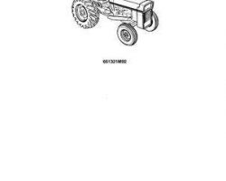 Massey Ferguson 651321M92 Parts Book - 50A Industrial Tractor