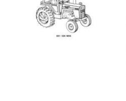Massey Ferguson 651326M94 Parts Book - 1085 Tractor
