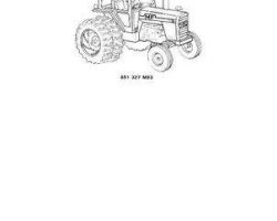 Massey Ferguson 651327M93 Parts Book - 1105 / 1135 Tractor