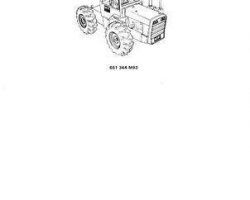Massey Ferguson 651344M93 Parts Book - 1505 / 1805 Tractor