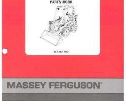 Massey Ferguson 651363M92 Parts Book - 811 Utility Wheel Loader