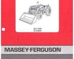 Massey Ferguson 651376M95 Parts Book - 246 Loader