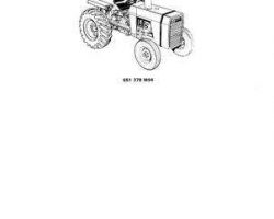 Massey Ferguson 651378M94 Parts Book - 50C Tractor / Utility Tractor