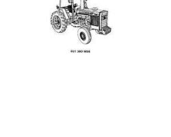 Massey Ferguson 651380M96 Parts Book - 2775 / 2805 Tractor (Bosch / CAV injection pump)