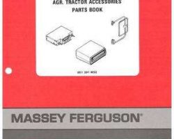 Massey Ferguson 651391M92 Parts Book - 2000 Series / 4000 Series Tractor Accessories