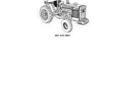 Massey Ferguson 651413M93 Parts Book - 2745 Tractor (Bosch / CAV injection pump)