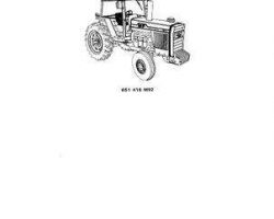 Massey Ferguson 651416M92 Parts Book - 2675 Tractor