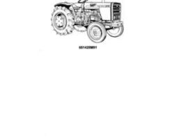 Massey Ferguson 651425M91 Parts Book - 210 / 210-4 Compact Tractor
