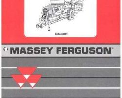 Massey Ferguson 651446M91 Parts Book - 851 Pull Type Combine