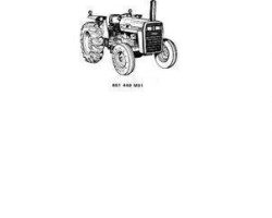 Massey Ferguson 651449M91 Parts Book - 245 Tractor (built in USA, eff sn 9A349200)