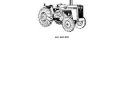 Massey Ferguson 651450M91 Parts Book - 265 Tractor (eff sn 9A349200)