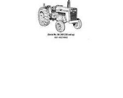 Massey Ferguson 651452M92 Parts Book - 285 Tractor (eff sn 9A349239)