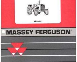 Massey Ferguson 651454M91 Parts Book - 50D Tractor (Detroit)