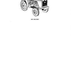 Massey Ferguson 651464M91 Parts Book - 1010 Compact Tractor (standard trans.)
