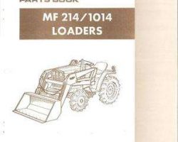 Massey Ferguson 651468M93 Parts Book - 214 / 1014 Loader