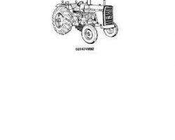 Massey Ferguson 651474M92 Parts Book - 270 Tractor