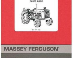 Massey Ferguson 651476M91 Parts Book - 282 Tractor