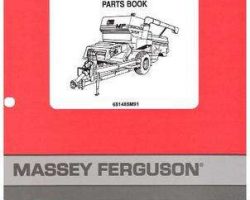 Massey Ferguson 651485M91 Parts Book - 852 Pull Type Combine
