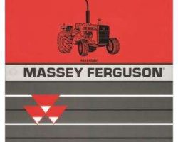 Massey Ferguson 651513M91 Parts Book - 50E / 50EX Tractor (built in Coventry UK)