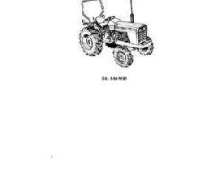 Massey Ferguson 651549M91 Parts Book - 1040 Compact Tractor