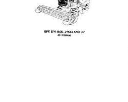 Massey Ferguson 651558M92 Parts Book - 850 / 855 Combine (eff sn 27544)