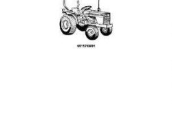 Massey Ferguson 651576M91 Parts Book - 1020 Compact Tractor (hydro trans.)