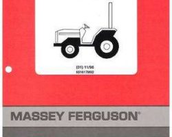 Massey Ferguson 651617M92 Parts Book - 1140 Compact Tractor