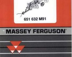 Massey Ferguson 651632M91 Parts Book - 223 Disc Harrow (offset)