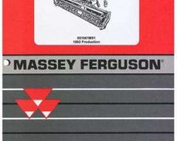 Massey Ferguson 651661M91 Parts Book - 200 Windrower (1992)