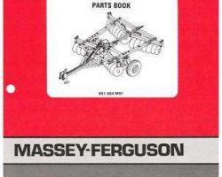 Massey Ferguson 651664M91 Parts Book - 530 Tandem Disc Harrow