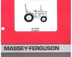 Massey Ferguson 651680M91 Parts Book - 1120 Compact Tractor