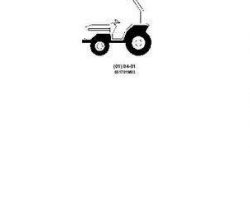 Massey Ferguson 651701M93 Parts Book - 1165 Compact Tractor