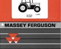 Massey Ferguson 651702M91 Parts Book - 8245 Tractor (USA built, prior sn H128004)